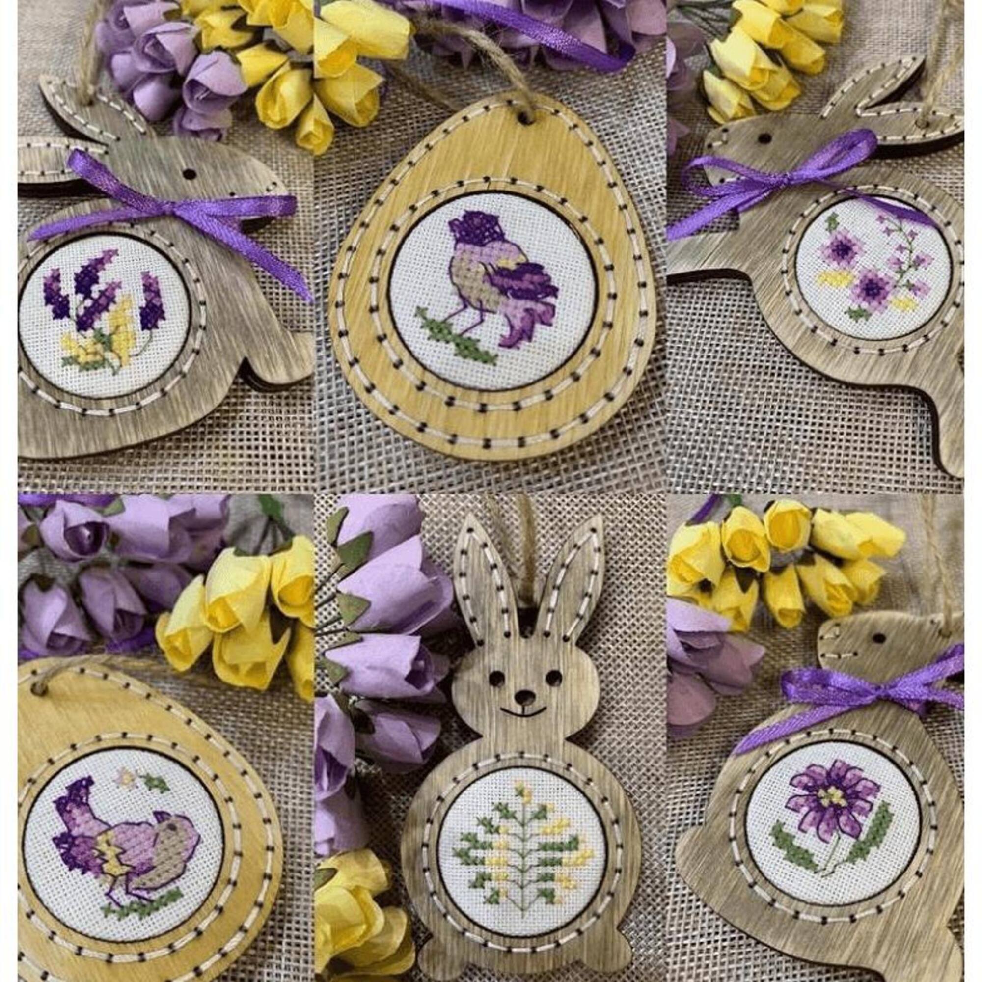 Neocraft Easter Charms Cross Stitch Frame Set